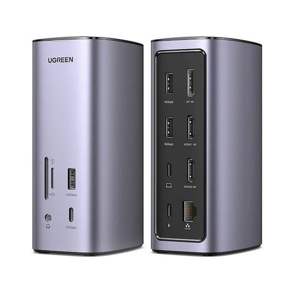 UGREEN Pro USB-C multifunktionell dockningsstation - Grå