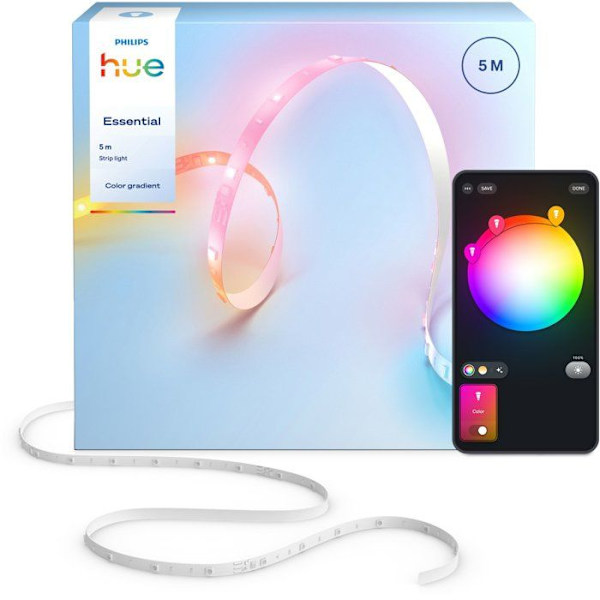 Philips Hue Essential LED-remsa - 5m - Röststyrning