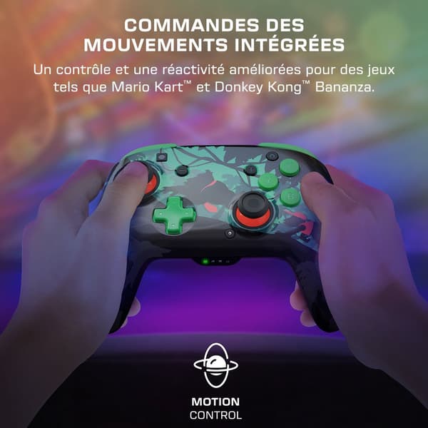 Gamepad - Nintendo Switch - Donkey Kong Rematch - Trådlös - Röd/Gul - Turtle Beach