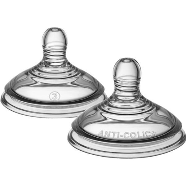 TOMMEE TIPPEE Anti-colic nipple snabbt flöde X2