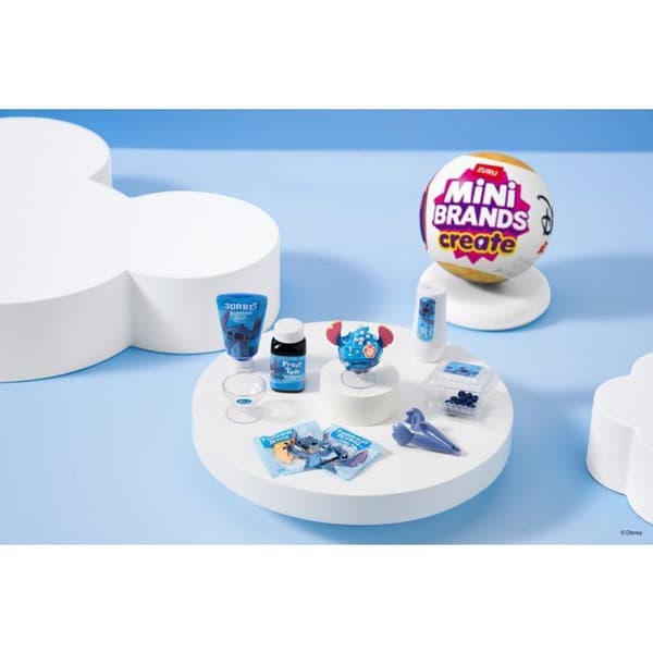 Överraskningskapsel - Figur - ZURU - Mini Brands Create Disney Snacks - Slumpmässig modell - Ålder 8+