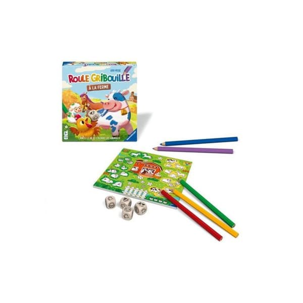 Ravensburger Klassiskt Farm Doodle Roll-spel