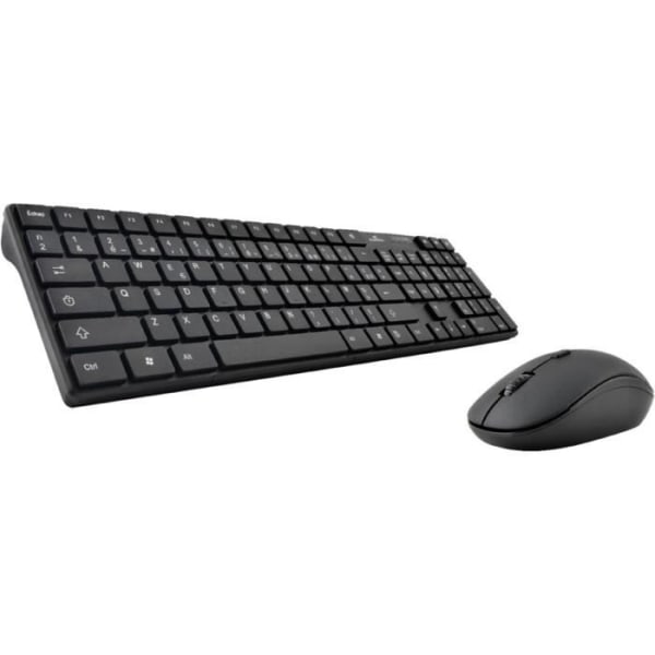BLUESTORK Wireless Keyboard Mouse Pack - Windows kompatibelt - Nano Dongle - AZERTY (Pack-WL-OFFICE / FR)