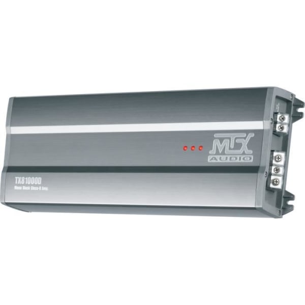 MTX TX81000D Förstärkare 12V Mono Class-D Block 1x1000W RMS Aluminium