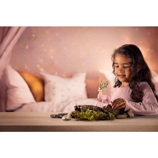 Pink Magic Deer Figurine, Schleich 13996 Bayala, För barn i åldern 5 år