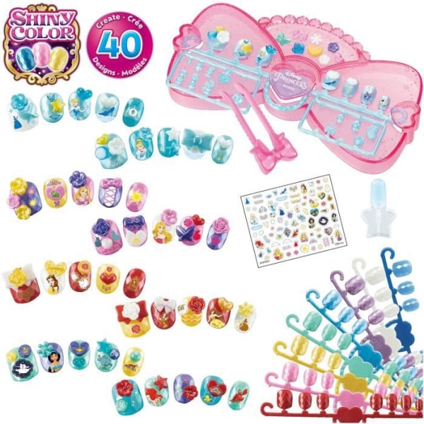 Disney Princesses Manicure Box - Aquabeads - naglar som håller sig med vatten