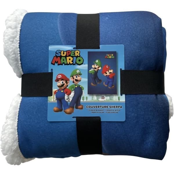 Sherpafilt - MARIO BROS - Mario & Luigi - 100 x 150 cm