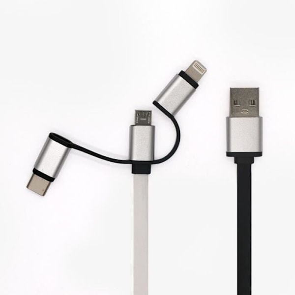 USB-kabelvindare - GAO - 3-i-1, 2m, snabbladdning