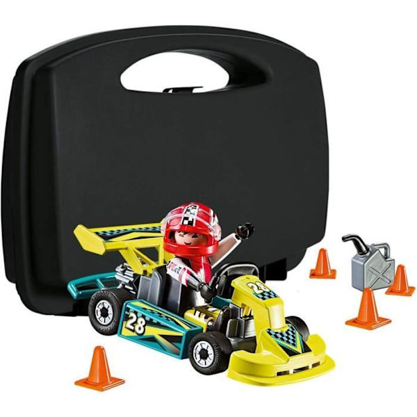 PLAYMOBIL 9322 - Action - Karting Pilot Resväska - Nytt för 2019