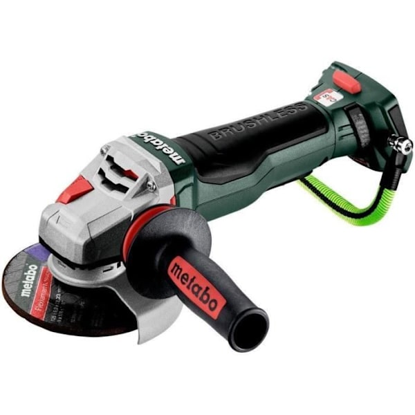 Sladdlös vinkelslip - METABO - WPBA 18 LTX BL 15-125 Quick DS - 18 V - MetaBOX 165 L