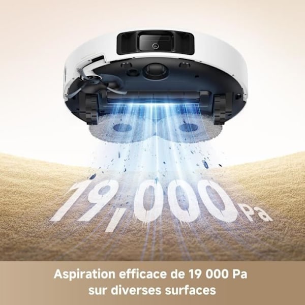 MOVA P50 Ultra - Robotdammsugare med dockningsstation - 19 000 Pa - Rengöring från hörn till kanter