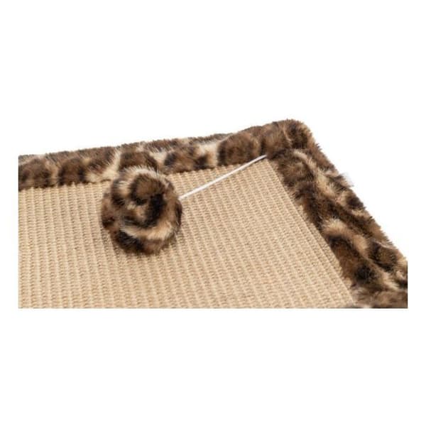 Klösmatta - TRIXIE - LEO - 55 x 35 cm - Brun leopardmönstrad