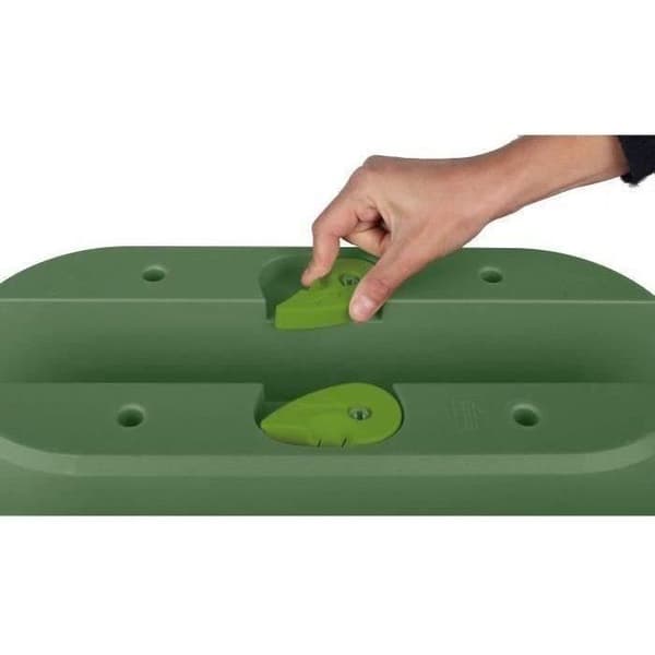 Osaka Cavaliere Planteringskärl 19,5 L - EDA - Fästsystem - för balkonger och räcken - Laurel Green