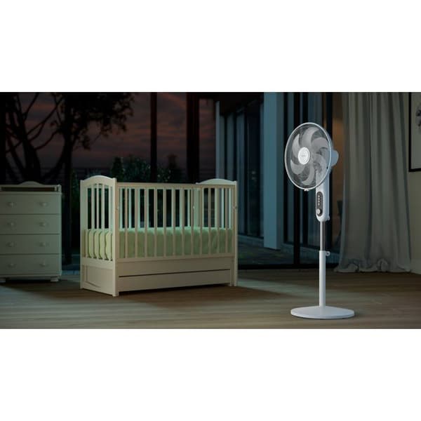 Stativfläkt - PHILIPS - CX5535/00 - 5000-serien - 230 m³/h Luftflöde - 28 dB(A) - Vit