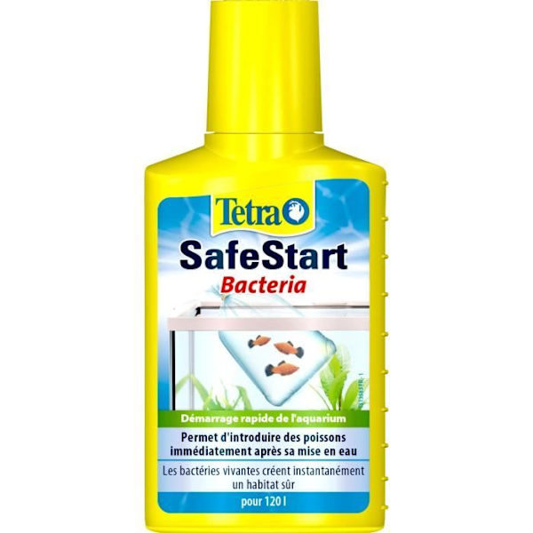Tetra SafeStart - TETRA - Bakterievaccin för akvarier - Möjliggör snabbare introduktion av fisk - 100 ml