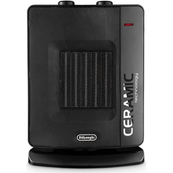 DELONGHI DCH7032 2200 watt Mobil keramisk fläktvärmare - Fläkt - 3 kraft - Tystnadssystem Svart