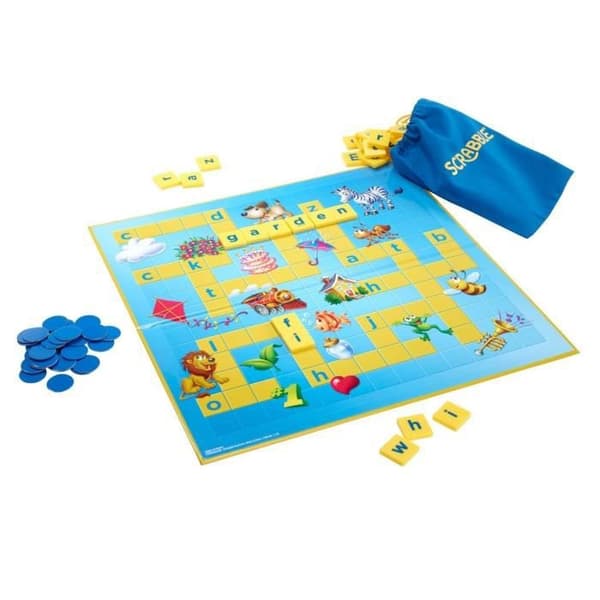 SCRABBLE - Scrabble Junior - Brädspel - Hjälp med att lära sig läsa och ordkomposition