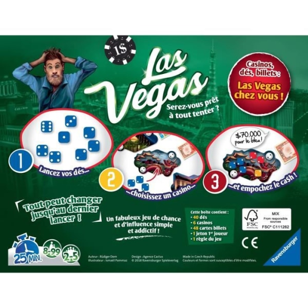 RAVENSBURGER Las Vegas Brädspel och atmosfärspel