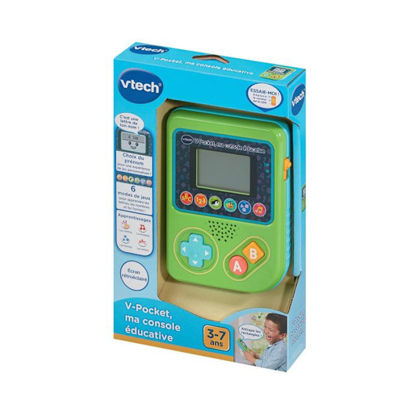 VTECH - V-POCKET, MIN UTBILDNINGSKONSOLL - Grön