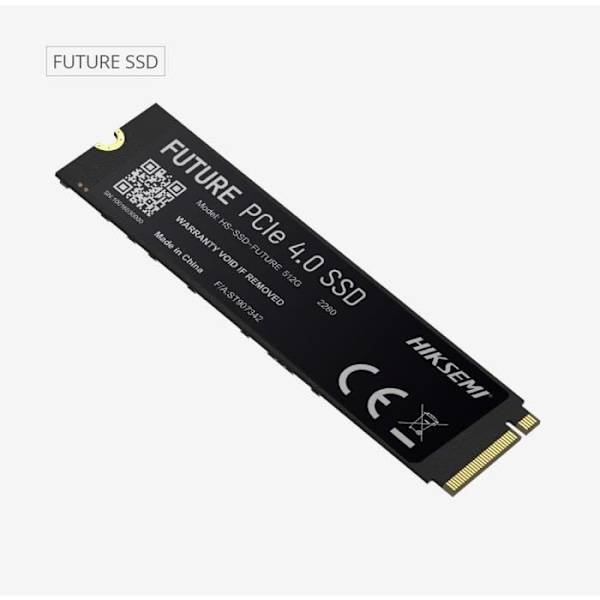 HIKSEMI - Intern SSD - 1024GB - M.2 - Framtida PCIe Gen 4x4, NVMe 7450MB/s 6600MB/s (HS-SSD-FUTURE(STD)/1024G/PCIE4)