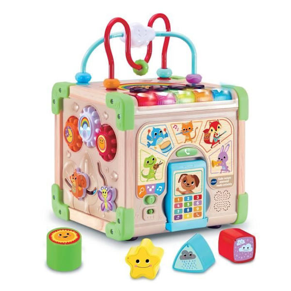 VTECH CUBE NATURE INTERAKTIV MULTIAKTIVITET (LEKSAK MED FSC-CERTIFIERAD TRÄDEL)