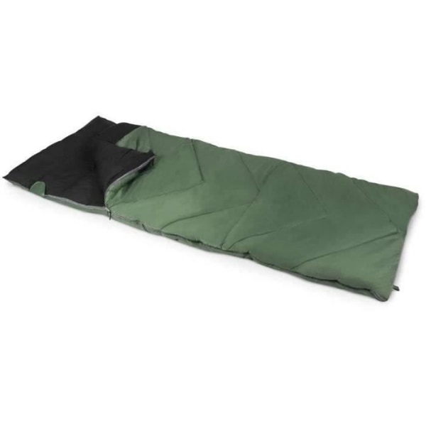 Extra stor sovsäck - KAMPA - Grön 12 XL Dubbel - 1 person - 2,25 mx 0,9 m - Grön