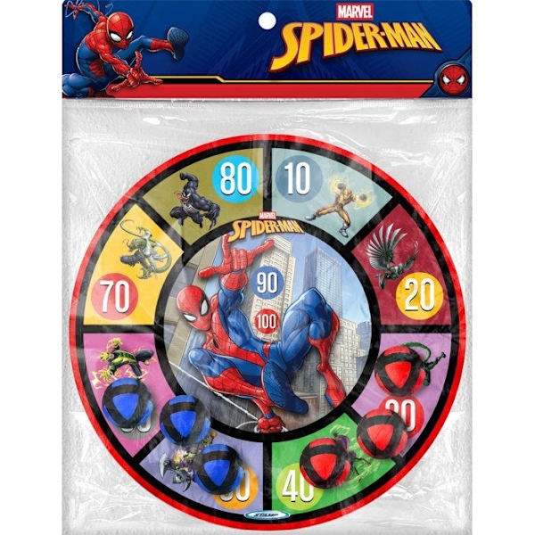 Darttavla och pilar - MARVEL - Spider-Man - Scratch - 36 cm