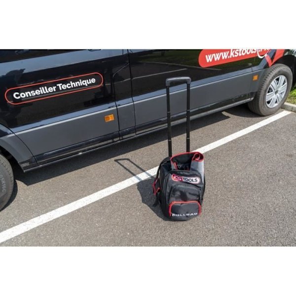 KS TOOLS ROLLBAG ryggsäck med teleskoparm