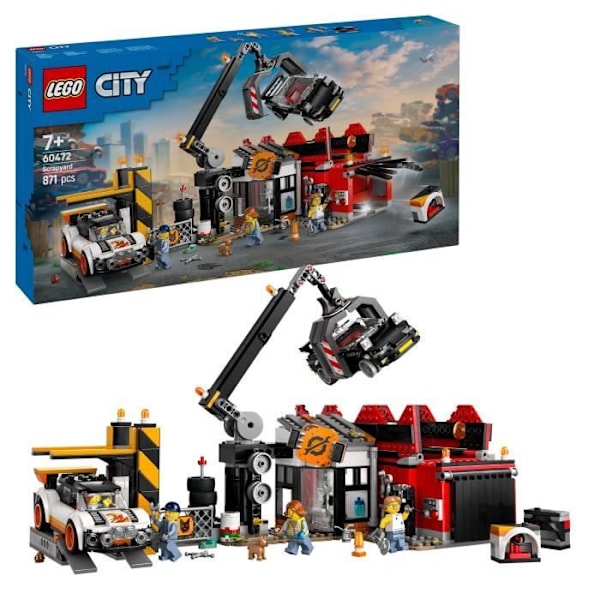 LEGO City 60472 bilskrot  Byggleksak för pojkar och flickor 7 år