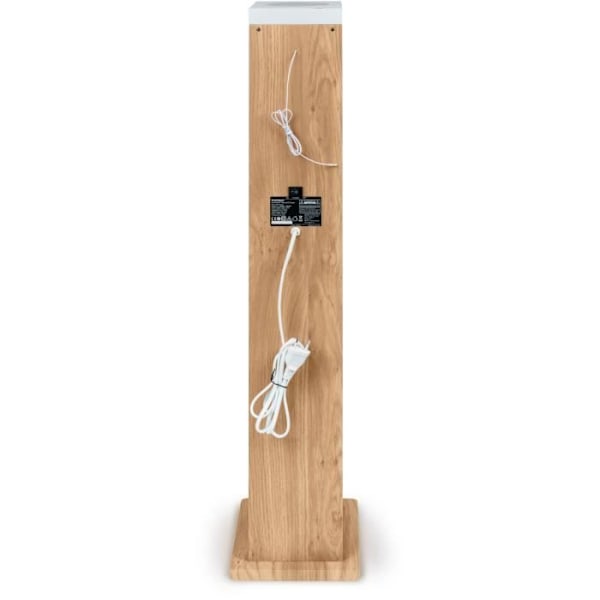 Tornhögtalare - THOMSON - Bluetooth/CD/USB/SD - Vit/Trä - 60W - FM-radio