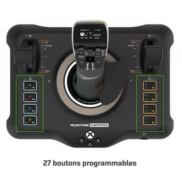 Speljoystick - TURTLE BEACH - VelocityOne - Flightstick - Svart