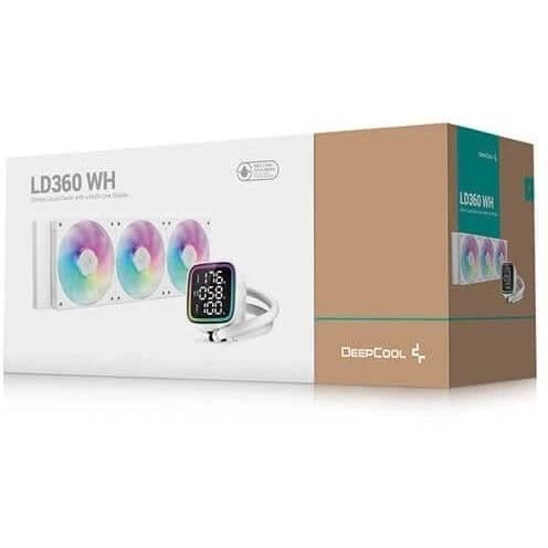 DeepCool LD360 Vit Processor Allt-i-ett Vätskekylare 12cm Vit 1 st