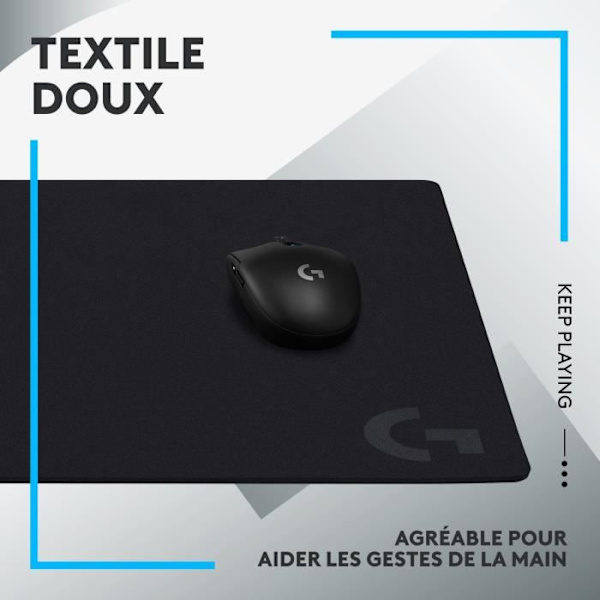 Gaming Mouse Mat - Logitech - G640 - Svart