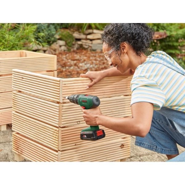 UniversalImpact 18V borrskruvdragare (1x1,5Ah/1x 2,5Ah) + 46AC set + AL18V-20 i Systembox S