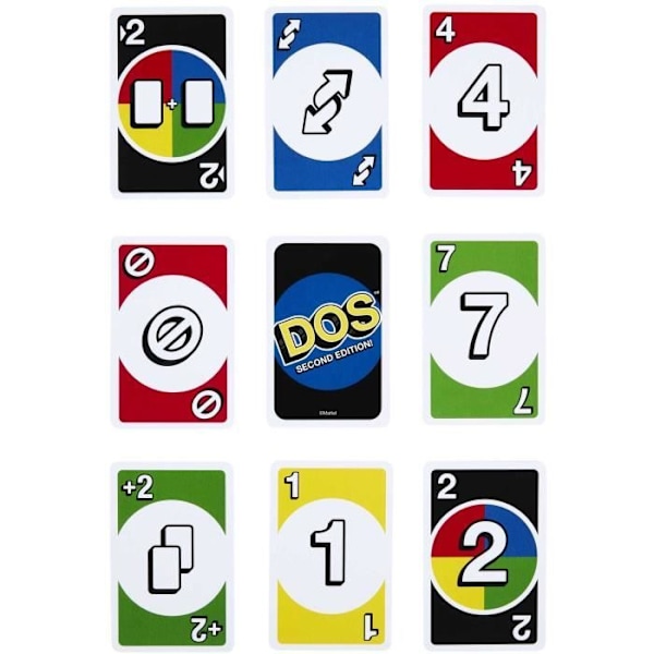 UNO DOS - MATTEL-SPEL - HNN01 - MATTEL UNO-KORTSPEL