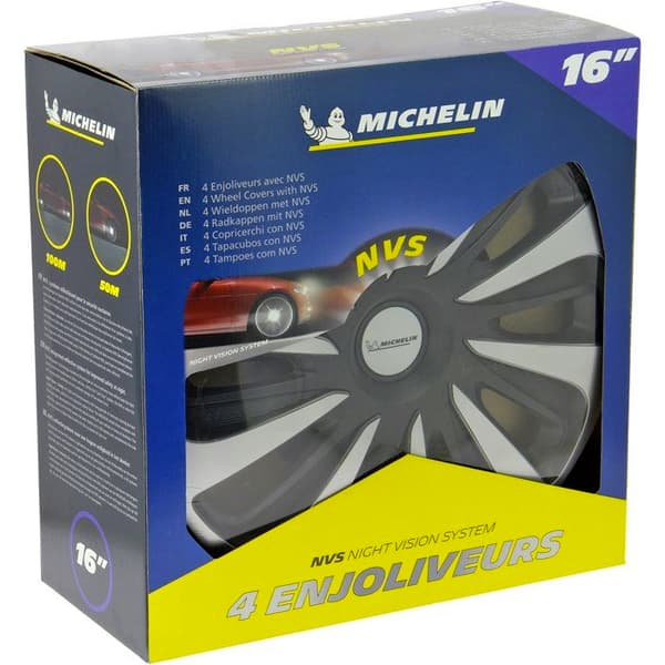 MICHELIN Hjulkåpa 16 NVS 3D by 4 i svart låda