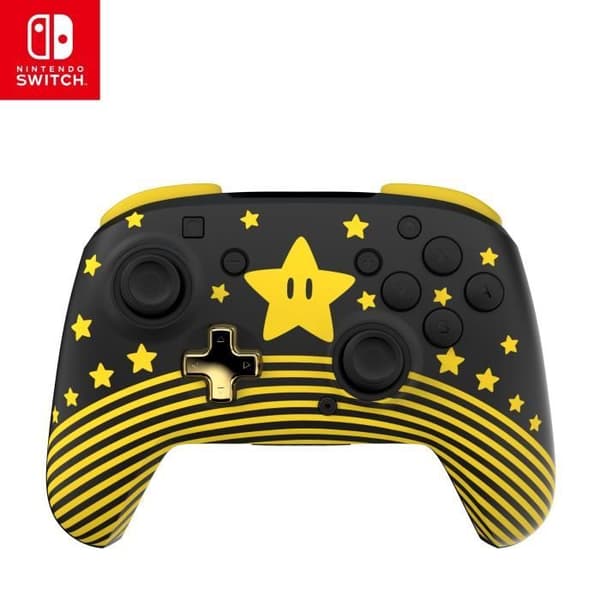 Trådlös spelkontroll för Nintendo Switch - TURTLE BEACH - TBC-8101-75 - Rematch Super Mario Star