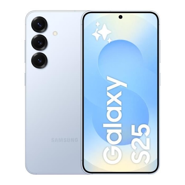 SAMSUNG Galaxy S25 AI Smartphone 128GB ljusblå