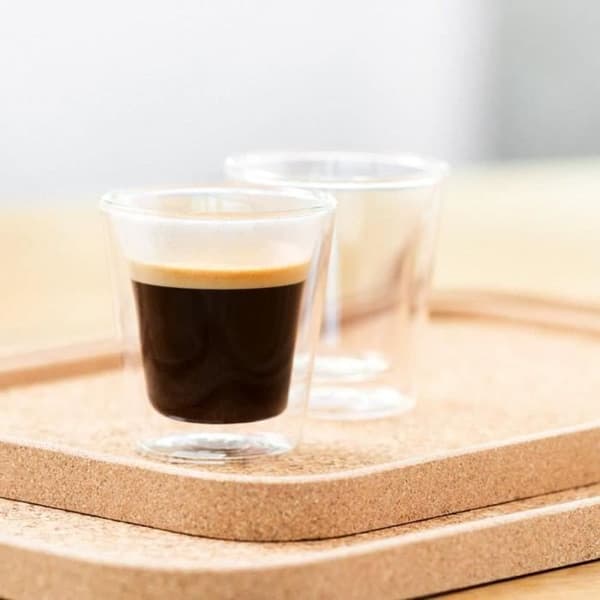 Set med 2 glas - BODUM - Canteen - Dubbelväggig - 0,1 l - Transparent
