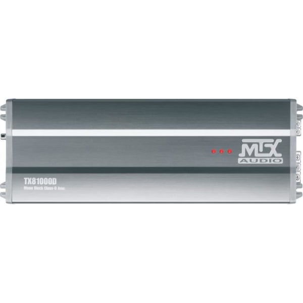 MTX TX81000D Förstärkare 12V Mono Class-D Block 1x1000W RMS Aluminium