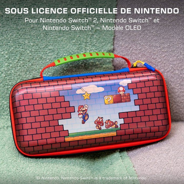 PlayTrek Resefodral - Turtle Beach - Mario Bricks - Nintendo Switch 2