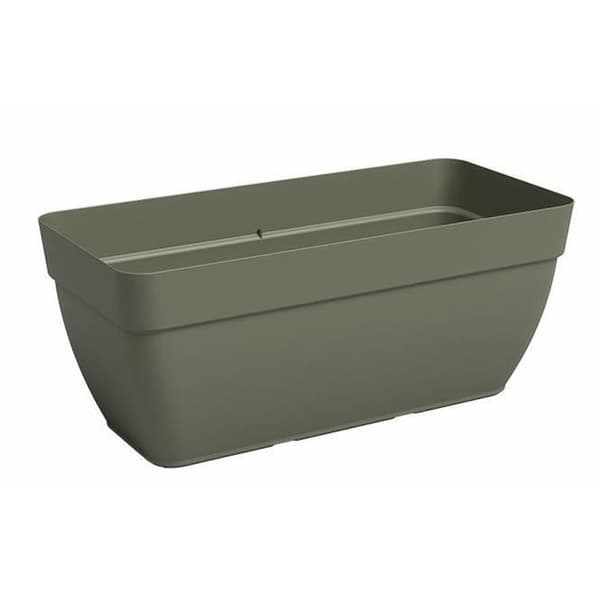 Planteringskärl - Plast - Torrgrön - Rektangulär - L57,9 x D37 x H33,5cm - ARTEVASI Grön