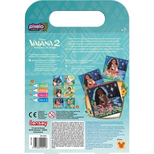 Pixelo - LANSAY - Phospho 2D Vaiana - 7 år