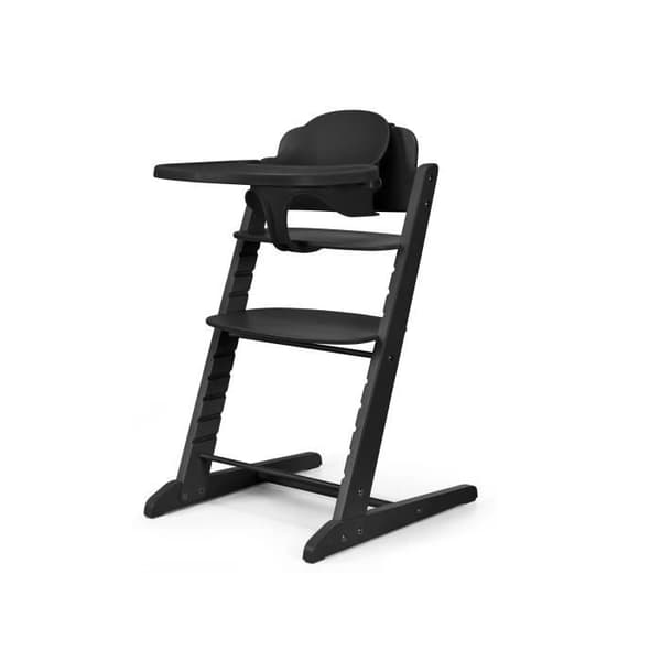 CYBEX IRIS 3-i-1 barnstol - Trä - Babyset och bricka ingår - Fantastisk svart
