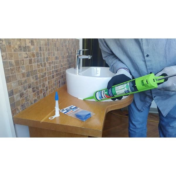Multistödjande sanitärsilikon - GEB'ORIZON - GEB - Vit - 310 ml