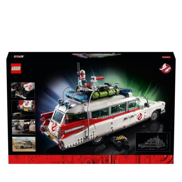 LEGO Creator Expert 10274 ECTO-1 Ghostbusters, byggbart bilspel för vuxna, samlingsmodell att visa