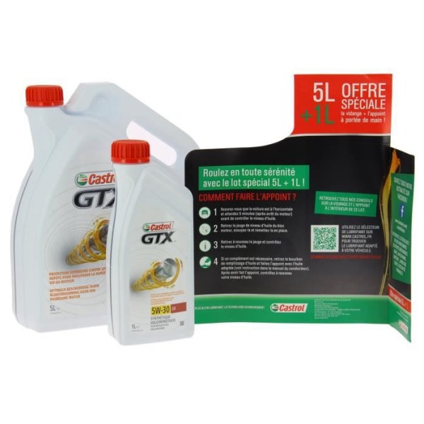 CASTROL GTX 5W-30 C4 5L + 1L