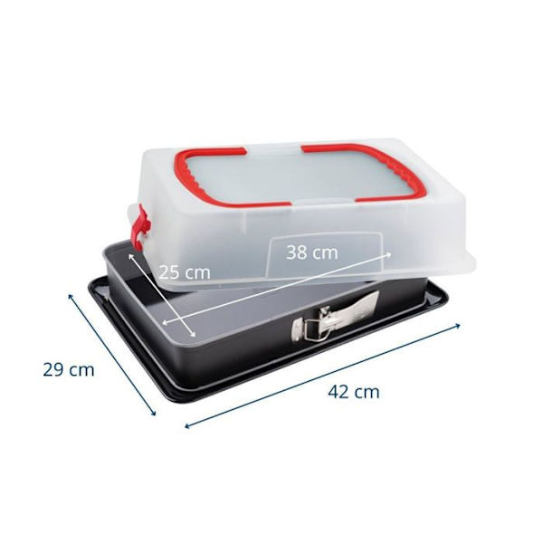 Set med 2 springformar med lock - DR oeTKER - Back-Idee Kreativ - 42 x 29 cm