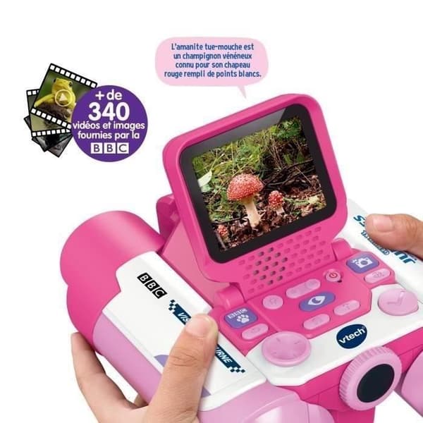 VTECH - GENIUS XL - INTERAKTIV VIDEOKIKARE ROSA - Flerfärgad