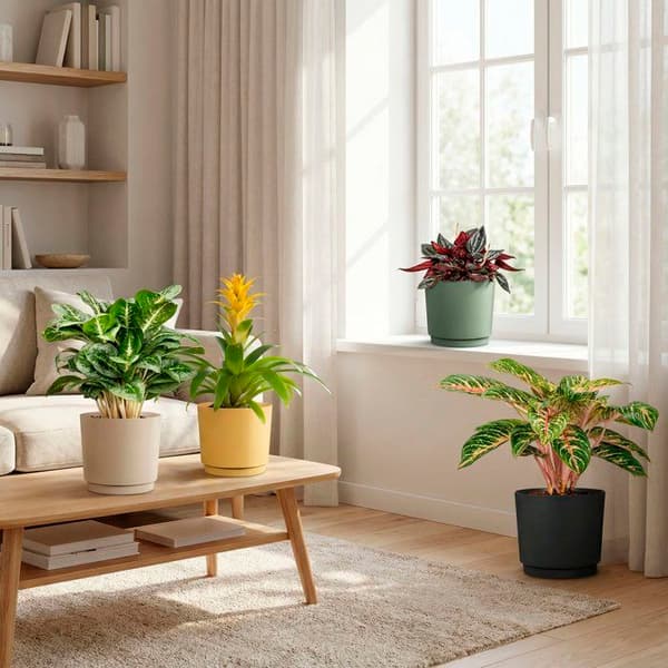 Rund blomkruka - DEROMA - 236 - 13 L - Ø 29 cm - Svart